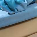 Summsun Chaise Lounge Cushions Outdoor Set of 2 - Waterproof and Fade Resistant Sun Lounger Replacement Cushions - Patio Lounger Pads with Removable Cover for Pool, Deck, Lawn, 72 x 21 x 3 Inch, Teal, 72" X 21" X 3" | 2 Pack