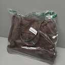 GAEKEAO Tote Bag for Women Work with Zipper Vegan Leather Ladies Travel Shoulder Bags Purses and Handbags Casual Weekender (A05 Dark Coffee)