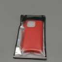 DOMAVER Case for iPhone 16 Pro 6.3'' Case Smooth Liquid Silicone Soft Gel Rubber Microfiber Lining Cushion Cover Shockproof Protective Phone Cases Compatible with iPhone 16 Pro - Red