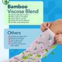 Doctor's Select Bamboo Viscose Light Compression Socks for Women & Men - 3 Pairs, 8-15 mmHg Compression Socks, Knee High