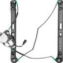 Front Driver Side Power Window Regulator with Motor Replacement for BMW E46 323i 325i 325xi 328i 330i 330xi 1999 2000 2001 2002 2003 2004 2005, Sedan Wagon, Left, 741-484