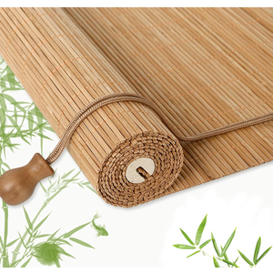 Bamboo Blinds for Interior Windows, Custom Bamboo Shades for Indoor Windows, Roller Shades for Indoor Window and Outdoor Patio, Easy to Install for Decks, Porches, Backyards