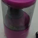 JARLINK Electric Pencil Sharpener, Heavy-Duty Helical Blade to Fast Sharpen, Auto Stop for No.2/Colored Pencils(6-8mm), USB/Battery Operated in School Classroom/Office/Home (Purple)