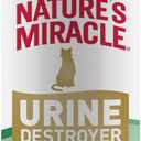 Nature's Miracle Urine Destroyer Plus for Cats, Enzymatic Formula for Severe Cat Urine Stains, 17.5 oz