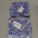 40Pcs Blue and Sliver Birthday Party Supplies for 20 Guests Tableware Set Confetti Sprinkles Plates and Napkins for Women Men Blue and Sliver Birthday Party Decorations