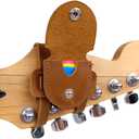 Guitar Pick Holder  Never Lose a Pick Again  Real Leather Holder for Headstock  Fits Acoustic, Electric & Bass Guitars