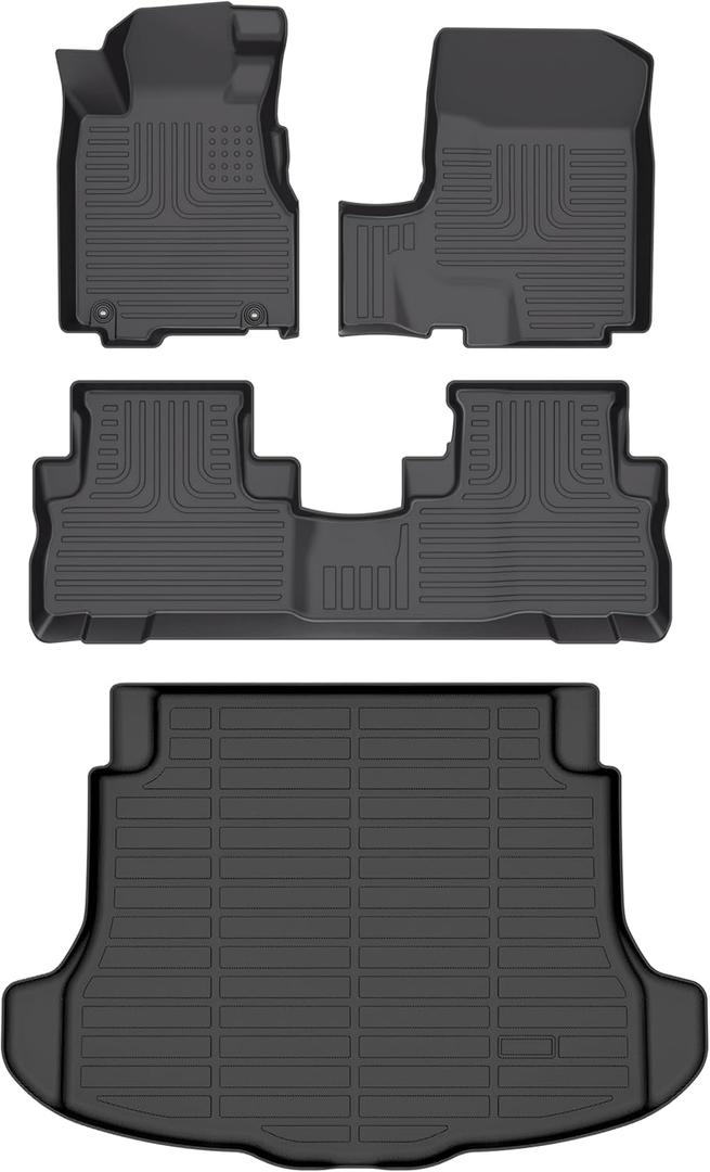 Honda CRV Floor Mats 2007 2008 2009 2010 2011 LX/SE/EX/EX-L Car Mats for Honda CR-V Accessories All Weather Cargo Liner