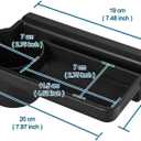 Car Glove Box Organizer Storage Box Multifunctional Car Passenger Side Cup Holder Tray for Model 3 Model Y