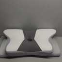 Cervical Neck Pillow for Pain Relief - Ergonomic Pillow Side Sleeper Pillow for Sleeping, Orthopedic Bed Pillow Neck Support Pillow, Contour Memory Foam Pillows for Side Back Stomach Sleepers (Dark Grey & White)