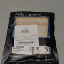 POWERLIX Legs Orthopedic Brace Compression Support Sleeve (Pair) for Swelling, Sprain, Plantar Fasciitis, Arthritis, Tendinitis (Medium(2 Pack), Ankle Brace Beige)