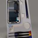 for iPhone X Screen Replacement 5.8 inch FHD LCD Front Glass Panel 3D Touch Display Digitizer Assembly with Repair Tool Kit Waterproof Adhesive, for Model A1865, A1901, A1902