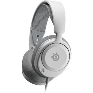 SteelSeries Arctis Nova 1 Multi-System Gaming Headset Hi-Fi Drivers 360 Spatial Audio Comfort Design Durable Ultra Lightweight Noise-Cancelling Mic PC, PS5/PS4, Switch, Xbox - White