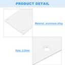 uxcell 2pcs Door Kick Plate, 8 x 30 Inches Aluminum Kick Plate Door Plate, 2 mm Thickness, for Exterior Front Door or Back Door, White