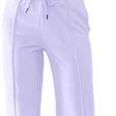 DITOK Track Suits for Women Set 2 Piece Spring Lounge Outfits Zip Up Sweatshirt & Sweatpants with Pocket Jogger Sweatsuits (Purple, L)