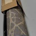 LUXE WEAVERS Modern Abstract Nature Black 4x6 Area Rug, Non-Shedding Carpet