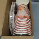 JOYIN 175 PCS Thanksgiving Disposable Paper Plates, Paper Gold Disposable Dinnerware Set, Thanksgiving Party Fall Harvest, Party Supplies, Plates and Napkins Sets (25 Guests)