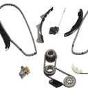 3.6 Pentastar Timing Chain Kit for 2011-2015 Chrysler Town & Country Jeep Grand Cherokee Wrangler Dodge Challenger Durango RAM 1500 3.6L V6 5184357AE 6509253AA (w/o water & oil pump)