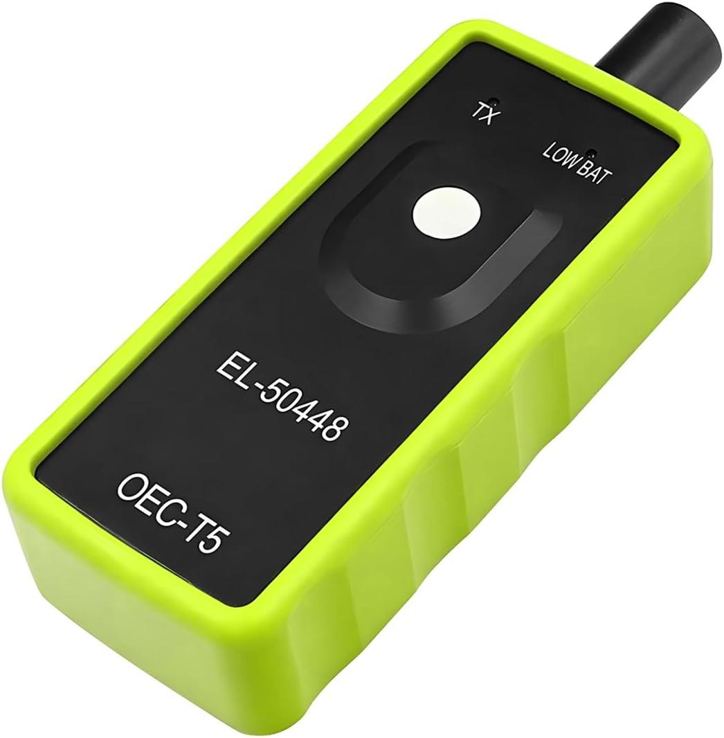 AICEL TPMS Relearn Tool for GM Vehicles, EL-50448 Tire Pressure Monitor Sensor Activation Reset Tool OEC-T5, System Programming Training for Most Series Cars (Green)