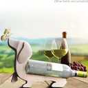 Dachshund Gifts for Women and Loved Ones. Solid Wood Dachshund Wine Bottle Holder. Dog mom Gifts. Dachshund Decor Wine Holder. Weiner Dog Gifts. (Natural)