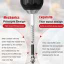 10 Pcs Masonry Drill Bit Set with 6 Pcs High Magnetic Screwdriver Bit Set, K5 Impact Resistant Non-slip Drilling Bits for Wood Concrete Tile Ceramic Brick