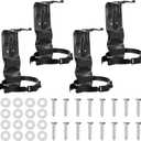 4 Pack Fire Extinguisher Mount Bracket, 5 LB Metal Heavy Duty Wall Mount Holder for Home, Truck, Vehicle, Car, Boat