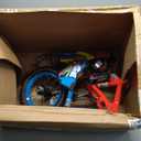 Dynacraft Hot Wheels Children's Bike  Boys Bike Designs in Red, Orange, Silver, and Black, Perfect for Kids Learning to Ride, Easy to Assemble, Ideal for Kids Ages 3-9 Years and Height 34-50 Inches (16")