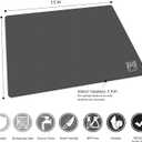ZVP Flexible Plastic Cutting Board Set of 5 Gradient Color, Colorful Chopping Boards, BPA Free Mats, Non-Slip, Dishwasher Safe, 15x12 Inch, Gray Neutral Colors