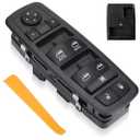 Power Window Master Switch Drive Side for 2012-2019 Dodge Grand Caravan and 2012-2016 Chrysler Town & Country,4602535AG 68298871AA