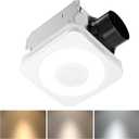 OREiN 3-in-1 Bathroom Exhaust Fan with Light & Humidity Sensor, 160 CFM, 1.0 Sone, Auto-On at 60% Humidity, 1500LM, 3CCT, Night Light, ENERGY STAR, HVI/FCC/ETL, Ceiling Opening 11.81''x 11.02''