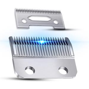 2 x Roziapro Replacement Hair Clippers Blades Professional Trimmer Replacement Blade Stainless Detachable Clipper Replacement Blade Adjustable T-Blade Outliner Replacement Blades Hair Trimmer