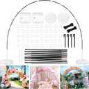 Balloon Arch Kit, 10FT Wide & 7.5FT Tall Adjustable Frame, Balloon Arch Stand ideal for Party Decorations  Wedding, Birthday, Baby Shower Backdrop, Arch for Balloons, Balloons Not Included