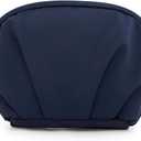 E-Tree Makeup Bag Travel Toiletry Bag Half Moon Small Make up Pouch Cosmetic Case Organizer Cute Waterproof for Girls Women Travel Essentials Toiletries Accessories (Navy Blue)