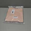 ZESICA Fall Tops for Women 2025 Trendy Long Sleeve Shirts Dressy Casual Textured Blouses (Pink, XL)