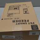 PAPIFEED Automatic Cat Feeder 3L/12 Cup,2.4G WiFi Pet Feeder with APP Control for Remote Feeding, 1-10 Meals Low Power Automatic Cat Food Dispenser with Stainless Steel Bowl, Easy Clean Detachable