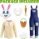Easter Bunny Costume Adult,Easter Rabbit Bunny Suit Mascot Costume Animal Costume Adult Fancy Dress (XXL)
