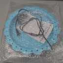 Heated Bird Bath for Outside Winter, Powerful 100W Thermostat Control Heated Bird Baths for Outdoors with 3 Metal Extension Screws, Heated Birdbath Water Heater for Garden Yard Patio Lawn(Grey) (Gray)