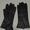 ZLUXURQ Luxury Italian Soft Leather Gloves for Women - Genuine SheepSkin Leather Womens Cold Weather Gloves Cashmere Lined (X-Small-6'')