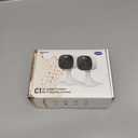 2K Cameras for Home Security-Outdoor/Indoor Camera for Dog/Cat/Pet/Nanny/Baby, Color Night Vision, White Light, Siren, 24/7 SD Recordings, Works with Alexa/Google Home, C1 (C1-White-2pack-2.4G)