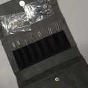 Knit Picks Options Wood Short Interchangeable Knitting Needle Set with Case and Stitch Markers (Clark Short)