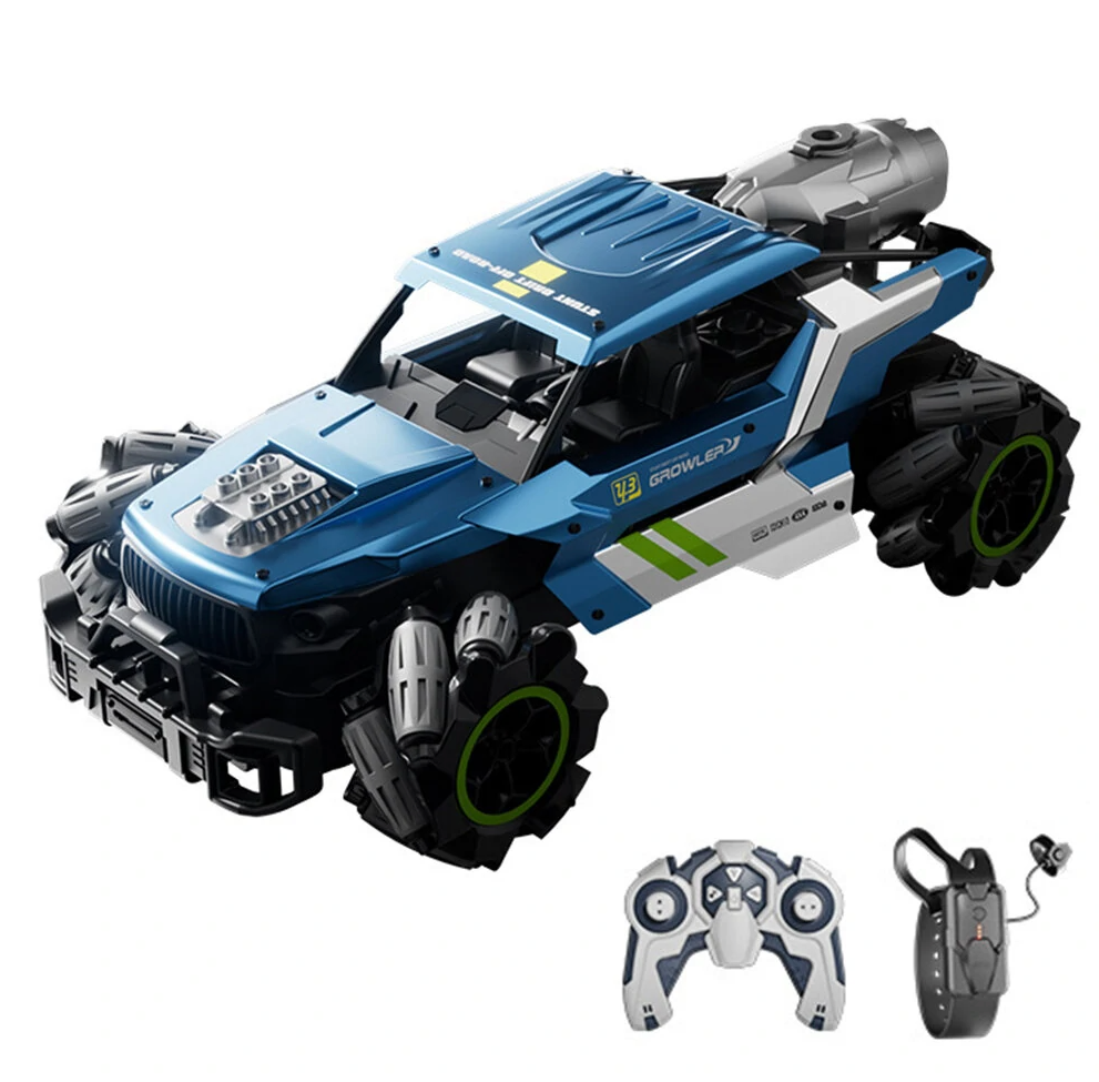 4DRC Y3 2.4Ghz All Terrain Remote Control Monster Truck, Metal Shell 4WD LED Headlight Rock Crawler, 20KM/H