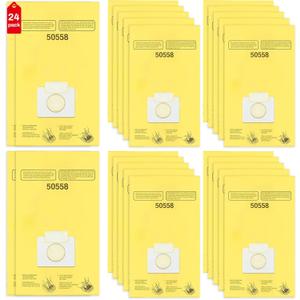 5055 Canister Vacuum Bags Compatible with Kenmore Canister Vacuum Type C/Q 5055, 50555, 50557, 50558 and Type C-5, C-18, 200 Series, 400 Series, 600 Series, 700 Series, 800 Series, 24 Pack