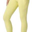 ONGASOFT High Waisted Yoga Capris 21" - Tummy Control Buttery Soft Workout Leggings with Pockets for Women L