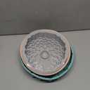 Sakolla 3 Pack Flower Shape Silicone Cake Molds, Large Round Silicone Molds for Baking Cake, Breads, Pies, Tarts, Jello (Rose, Chrysanthemum, Sunflower)