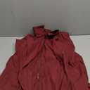 WOWULOVELY Women's Puffed Bomber Jacket Oversized Lapel Collar Streetwear Coat Long Casual Batwing Sleeve Zip Pleated Shirts. Size L.