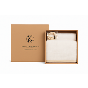 MEV Blanket, Towel, Burp Cloth, Breast Feeding Cover Gift Box