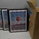 JCJMY 12 Pack 12x16 Picture Frame with 11x14 Mat, Display 11x14 with Mat or 12x16 Without Mat, 12 by 16 Frames Bulk Set of 12 Collage Gallery Wall Decor Photo Frames Set for Wall,Black