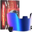 Football Helmet Visor for Helmets, Impact-Resistant Eye Protection for Youth & Adult Football Players (Blue)