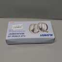 2 Pack 40 oz Flip Straw Leak Proof Lid for Stanley H2.0 Quencher, Stanley Lid Replacement 40 oz for Stanley Cup Accessories ProTour, No Spill Proof Straw Cover for Stanley (Rose Red & Rose Red)