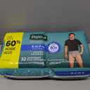 Depend Fresh Protection Adult Diapers, Incontinence Underwear for Men, Disposable, Maximum, Small/Medium, Grey, 32 Count, 