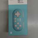 Nargos 8Bitdo Zero 2 Bluetooth Key Chain Sized Mini Controller for Nintendo Switch, Windows, Android and macOS (Turquoise Edition)